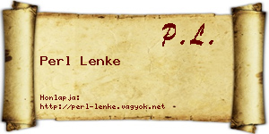 Perl Lenke névjegykártya